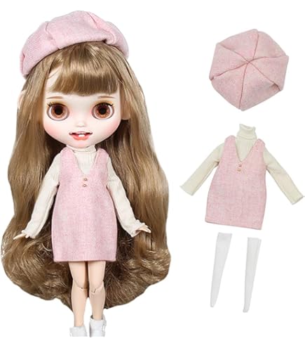 Amazon.co.jp: rakulifey ブライス服 スーツセット コート スカート